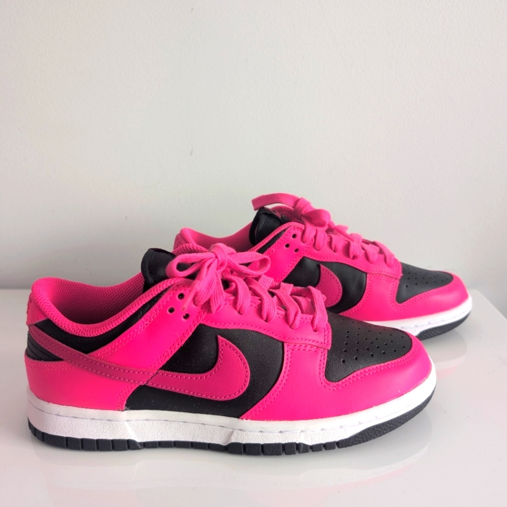 Brand New In Box Nike Dunk Low Women's Pink and Black Sneakers